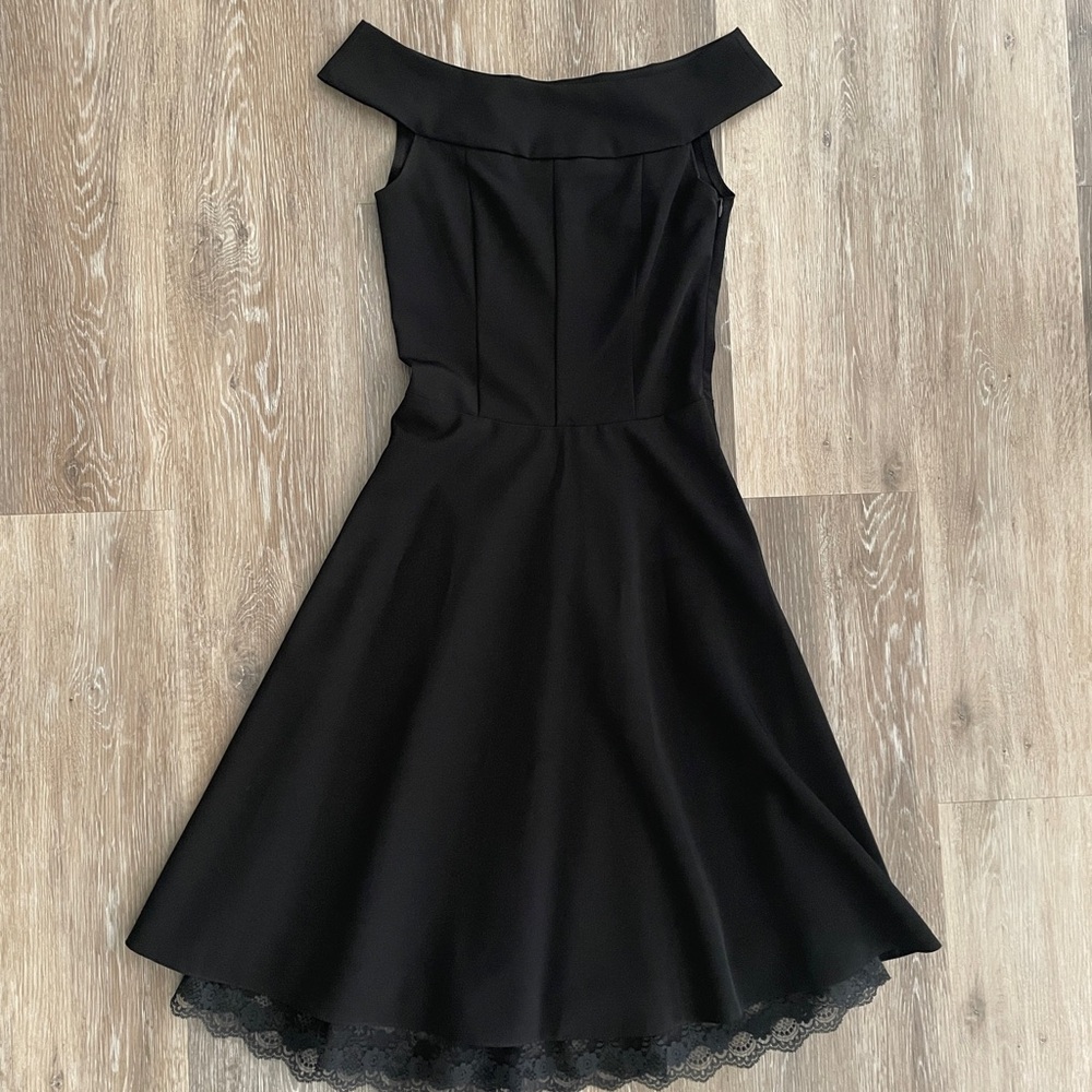 Elegant Black Off-Shoulder Dress